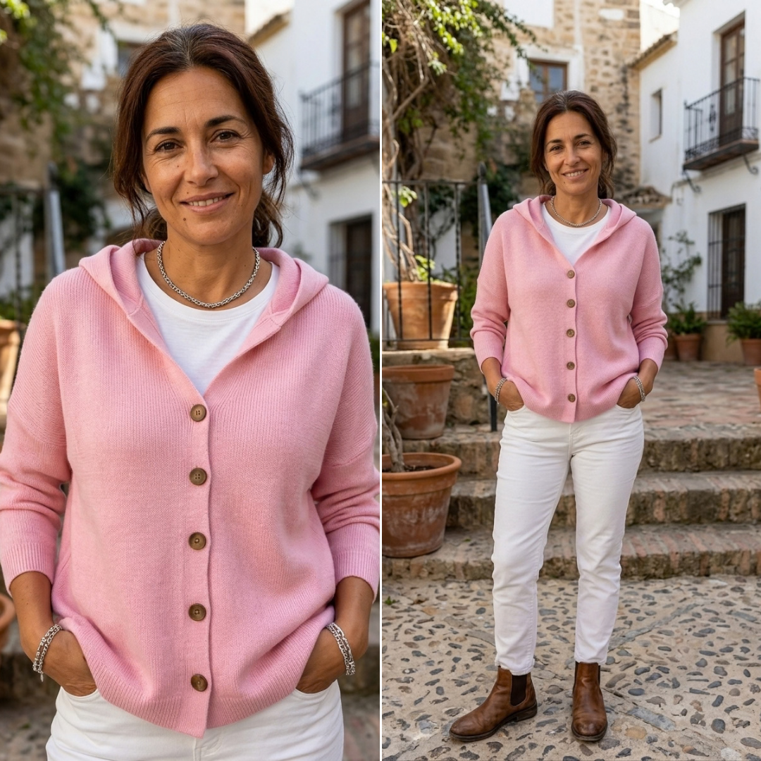 Rocío | Chaqueta de Punto con Capucha